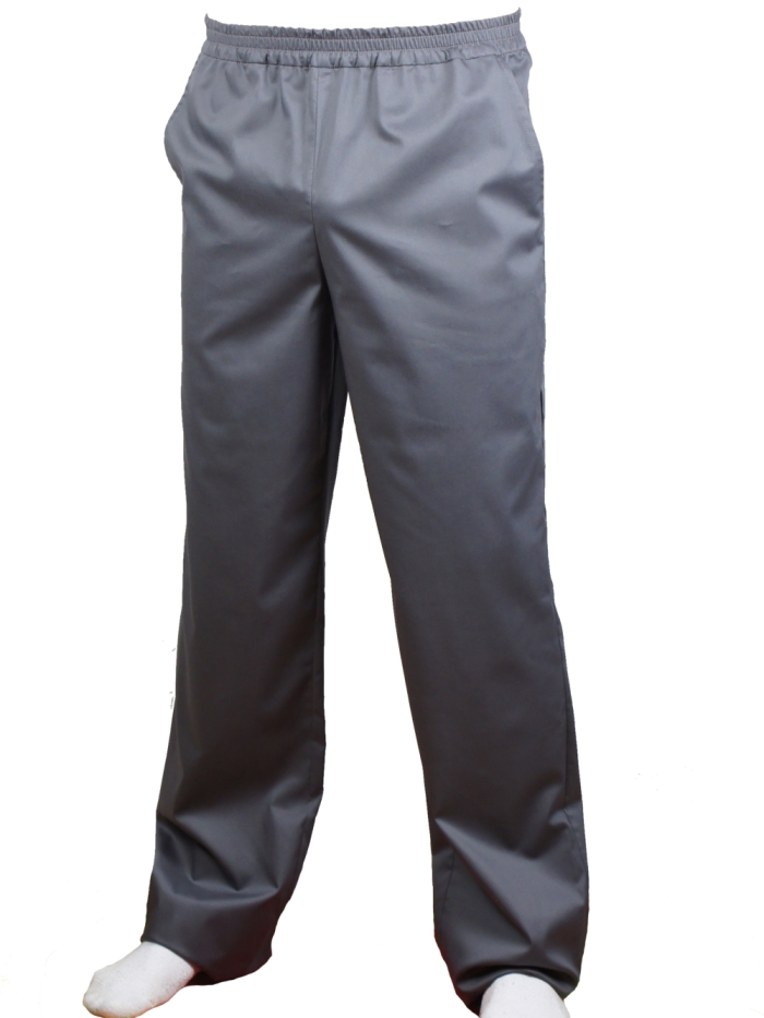 серые медицинские брюки для мужчин